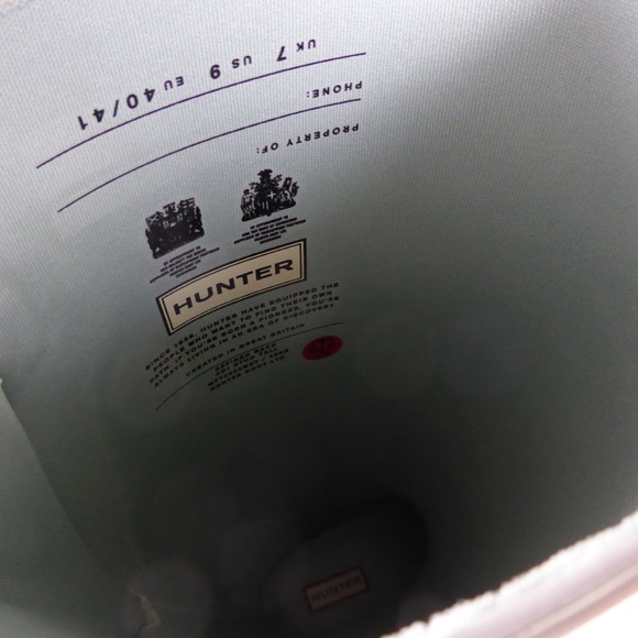 Hunter Adj Refined Tall Biker Stud Rain Boots NIB - Picture 8 of 8